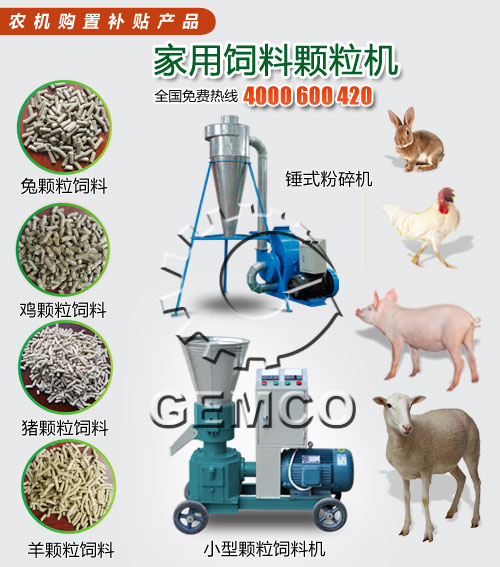 中型(xíng)豬牛羊顆粒飼料機價(jià)格便(biàn)宜,質量有(yǒu)保障